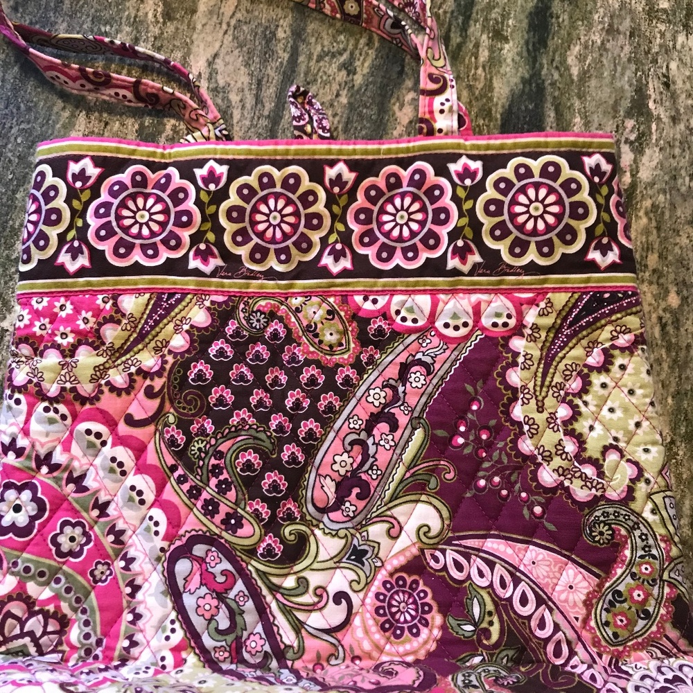 Large Vera Bradley Tote Bag